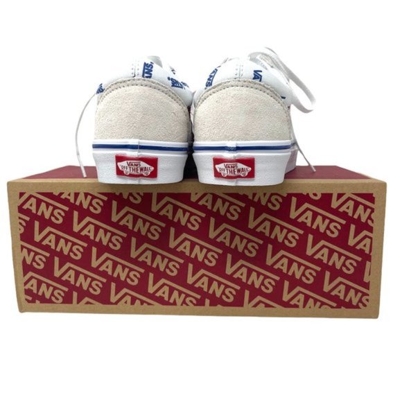 Vans Old Skool Shoes Women Size 7.5 Skate White Low Top Canvas Suede VN0A3WKT9M9 - Picture 7 of 10